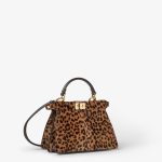 FENDI Peekaboo ISeeU Petite Printed cavallino calfskin bag - Image 4
